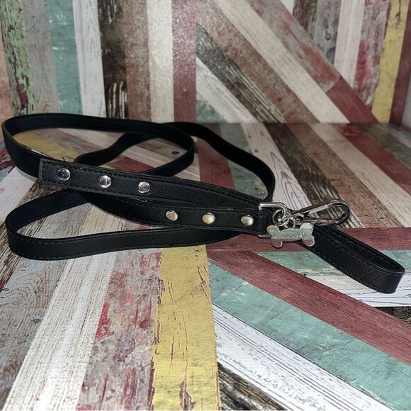 Marc Tatro Dog Leash Black 6’ PVC Animal-Free Designer EUC for 10-20 lbs - Picture 4 of 8